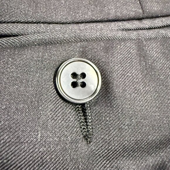 Luigi Bianchi Mantova Su Misura Dress Pants Guabello 130s Wool Trousers 42x30 - Picture 14 of 14